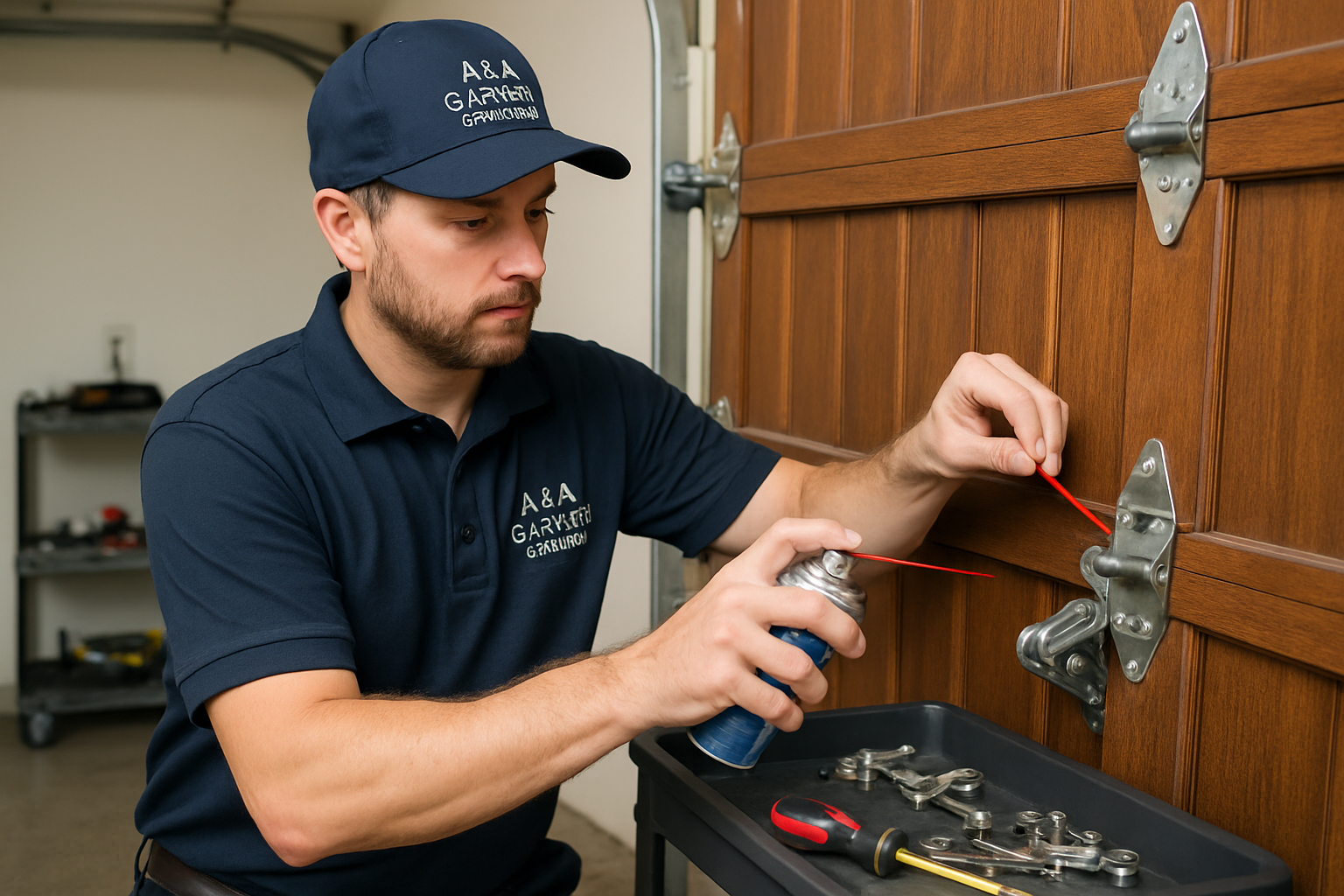 Garage door service in Stockton