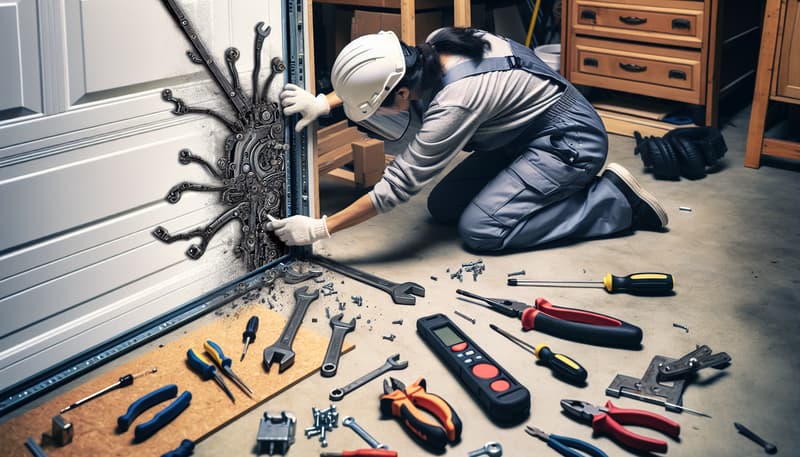 Garage Door Panel Replacement in Stockton